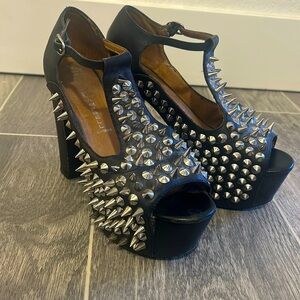 Rare Spiked Jeffery Campbell Platforms 7 or 37